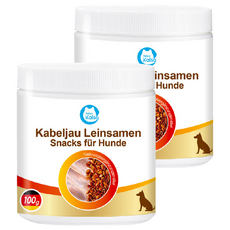 Kalso 科德司 寵物鱈魚亞麻籽方塊錠 100g, 2罐, 全齡犬隻