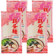 義峰食品 雞蛋麵 (寬), 300g, 4個