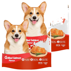 Perfecta 成犬軟飼料, 1kg, 2個, 鮭魚口味