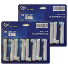 Tooth care 歐樂B 電動牙刷替換刷頭 8入, 2組, 單品