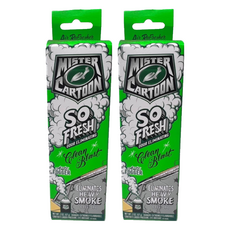 Turtle Wax 美國龜牌 卡通先生 車內清新除臭噴霧 強力消臭 54227, 2個, 57g