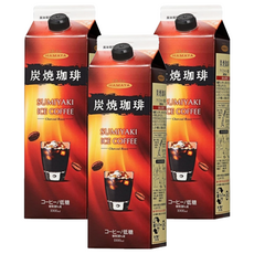 HAMAYA 炭燒低糖黑咖啡, 3個, 1L
