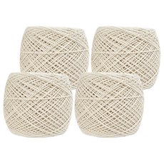 brandyarn 純棉筒裝編織線, 24支 原色, 4個