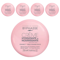 BYPHASSE 保濕修護嫩膚霜 臉身體適用, 250ml, 5個