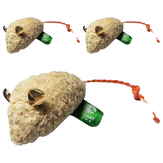 CATWANT 貓咪旺農場 木天蓼小老鼠, 3個, 混和顏色