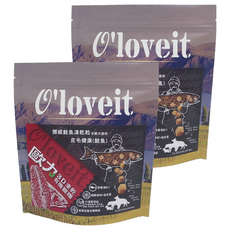 O'loveit 歐力 全齡犬 挪威鮭魚凍乾粒 皮毛健康, 鮭魚, 2個, 300g