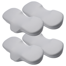 comet Home 3D記憶海綿頸枕 附枕套, 灰色, 4個