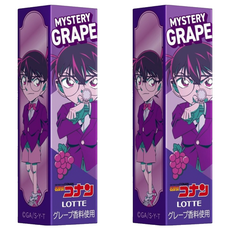 LOTTE 日本樂天 葡萄風味口香糖 款式隨機, 25.6g, 2個