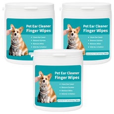 PET DAILY LAB 毛孩日常研究社 寵物潔耳清潔濕巾, 3個, 50個裝