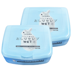 nepia 王子 超柔濕式衛生紙, 2個, 3g, 40張