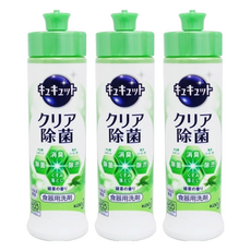 Kao 花王 Cucute 珂珂透 洗碗精 綠茶香, 3瓶, 240ml