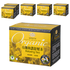 曼寧有機和諧舒壓茶, 2g, 20包, 6盒