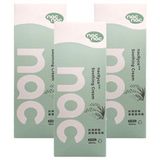 nac nac 初潤舒敏寶寶萬用霜, 3個, 60ml