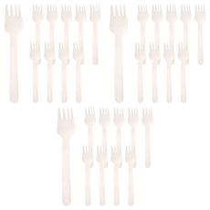 minono 米諾諾 玉米澱粉環保叉子, 10支, 3組