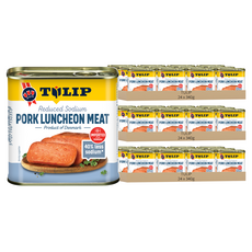 TULIP 淡鹽火腿餐肉, 340g, 72罐