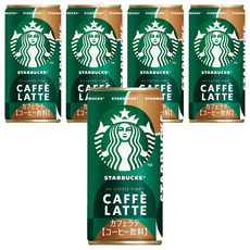 STARBUCKS 星巴克 罐裝咖啡拿鐵, 5個, 185ml