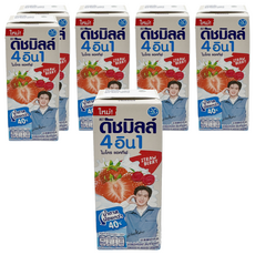 Dutch Mill 酸奶 草莓, 165ml, 6入