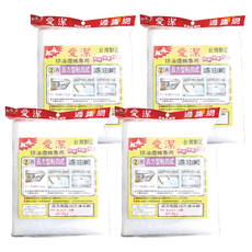 愛潔 長方型黏扣式濾油網, 4個