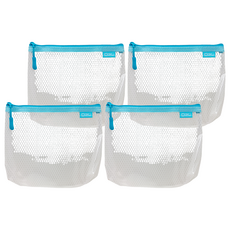 CoX 三燕興業 A6環保立體網格拉鍊袋 950H, 4個