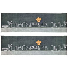 矽藻土軟地墊, 廚房大師, 2個