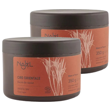 NAJEL 法國有機無痛除毛蜜蠟 純蔗糖, 350g, 2罐