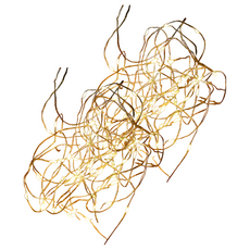 造型燈串 螢火蟲燈串 電池款 1m, 暖白, 2組