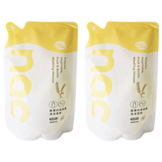 nac nac 酵素奶瓶蔬果洗潔慕斯補充包, 600ml, 2個