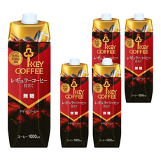 無糖咖啡飲, 1L, 5瓶, 5瓶