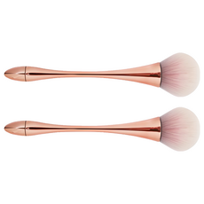 Barna 美甲除塵刷, 2個, 玫瑰金