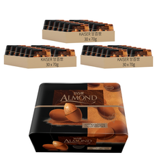 KAISER 甘百世 巧克力粉杏仁豆, 70g, 90盒