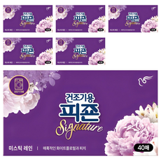 碧珍 Signature系列 烘衣機專用香氛柔軟紙 神秘雨, 6個, 40片