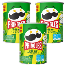 PRINGLES 品客 3倍濃洋蔥口味洋芋片, 46g, 3個