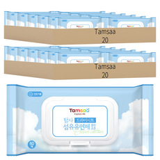 Tamsaa 衣物柔軟香氛烘衣片 棉花香, 60張, 40包