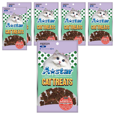 A star 泌尿抵抗力機能潔牙骨 貓專用, 6個, 50g, 貓草