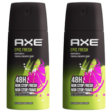 AXE 台灣公司貨 體香噴霧 EPIC FRESH 地中海風情, 2個, 150ml