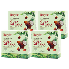 Beryl's 杏仁夾心椰子糖牛奶巧克力, 60g, 4個