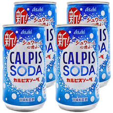 Asahi 朝日 可爾必思 蘇打飲, 160ml, 4罐
