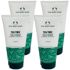 THE BODY SHOP 美體小舖 茶樹淨膚調理磨砂膏 淨化毛孔, 4個, 125ml