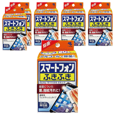 KOBAYASHI 小林製藥 除塵去汙無痕擦拭布 20片, 手機螢幕用, 6盒