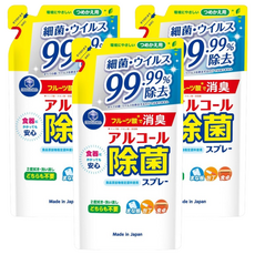 第一石鹼 酒精廚房抑菌噴霧 補充包, 3個, 360ml