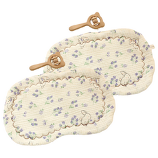 純棉10層紗嬰兒拍嗝紗布枕巾, 2入