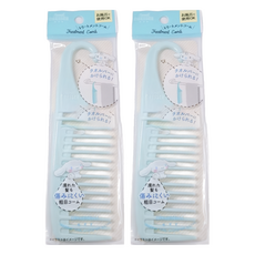 可掛式扁梳, 混和顏色, 2支