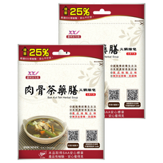 甜河谷生技 全素肉骨茶藥膳火鍋燉包, 50g, 2個