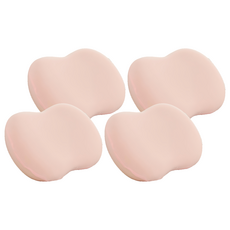 sweet store 柔軟睡眠記憶棉頸椎枕, 4個, 粉色