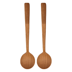 tougei 籐芸 甜點湯匙 13cm, 原木色, 2支