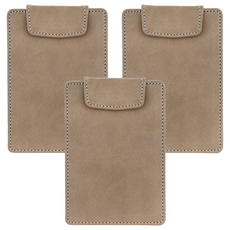 ABEL 力大牌 皮質簽帳夾 66253, 棕色, 3個