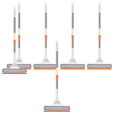 居家共感 長柄玻璃窗清潔刮水器, 6個, 白色