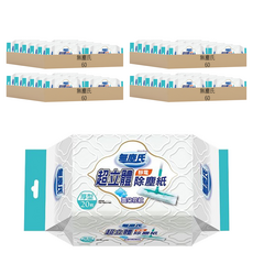 無塵氏 雲朵花紋 靜電除塵紙 20張, 240包