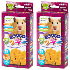 PetBest 健康密碼鼠用手作原野蜂蜜餅干, 100g, 2盒