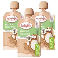 babybio 纖果泥, 85g, 3包